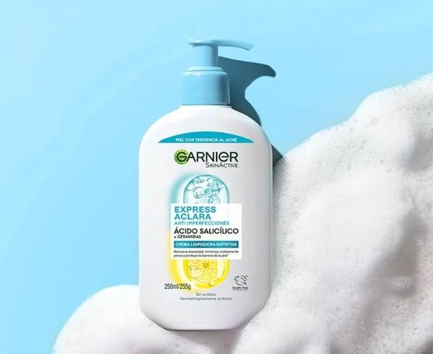 Gel limpiador con acido salicilico para piel sensible